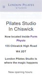 Mobile Screenshot of londonpilatesstudio.com